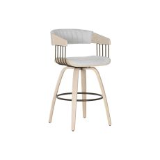 Matsalsstol Home ESPRIT Grå Polyester Trä 51 x 55 x 91 cm