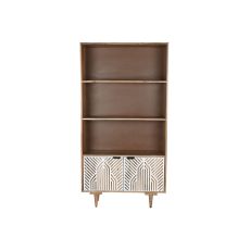 Bokhylla Home ESPRIT Vit Mangoträ 90 x 35 x 168 cm
