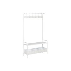 Hallmöbel med lådor Home ESPRIT Vit Metall 110 x 36 x 186 cm