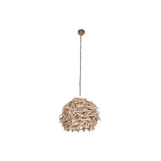 Taklampa Home ESPRIT Naturell Trä Eukalyptus trä 50 W 40 x 40 x 40 cm