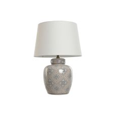 Bordslampa Home ESPRIT Vit Beige Keramik 50 W 220 V 43,5 x 43,5 x 61 cm