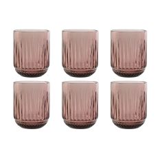 Glasset Home ESPRIT Rosa Glas (6 antal)