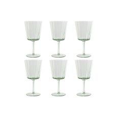 Glasset Home ESPRIT Grön Glas 285 ml 8,4 x 8,4 x 16,4 cm (6 antal)