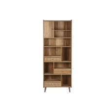 Bokhylla Home ESPRIT Naturell Akaciaträ Trä MDF 70 x 30 x 180 cm