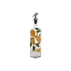 Oljeflaska Home ESPRIT Gul Rostfritt stål Glas 6 x 6 x 30,5 cm