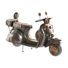 Prydnadsfigur Home ESPRIT Gyllene Silvrig Motorcykel Vintage 30 x 11 x 17 cm