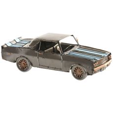 Prydnadsfigur Home ESPRIT Blå Silvrig Bil Vintage 30 X 11 X 10 CM