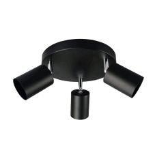Taklampa EDM 32035 Svart Metall 50 W Ø 20 x 9 x 14,6 cm GU10