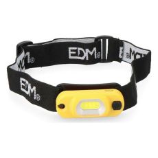 LED-lampa för huvudet EDM 36386 Cob Gul Svart 1 W 100 Lm