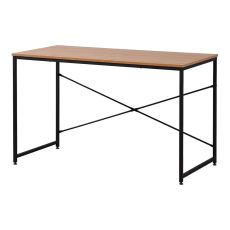 Skrivbord EDM 75195 Svart Trä Metall 120 x 60 x 74 cm