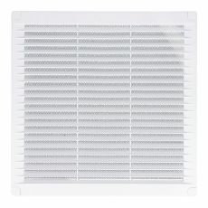 Ventilationsgaller EDM 87706 Vit 25 x 25 x 0,7 cm Myggnät