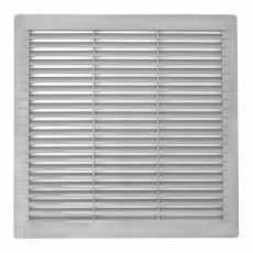 Ventilationsgaller EDM 87707 Grå 25 x 25 x 0,7 cm Myggnät