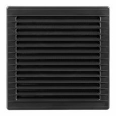 Ventilationsgaller EDM 87730 Antracitgrå 17 x 17 cm Myggnät