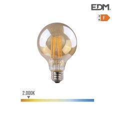 LED-lampa EDM 98626 F 8 W 55 W E27 720 Lm Ø 8 x 12 cm Vintage (2000 K)