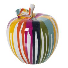Prydnadsfigur Alexandra House Living Multicolour Akryl Plast Melamin Äpple 12 x 11 x 13 cm
