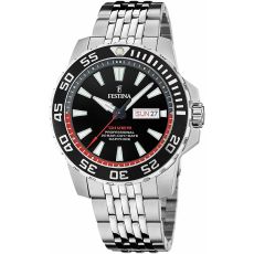 Herrklocka Festina F20661/3 Svart Silvrig
