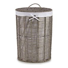Tvättkorg Kipit Vit Grå vide 40 L 76 L 44 x 56 x 44 cm