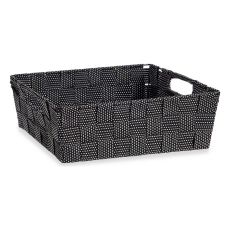 Korg Kipit Svart Tyg 23 x 8 x 27 cm