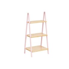 Badrumshyllor Berilo WR5504-3-434 Rosa Naturell 40,3 x 81,5 x 30 cm