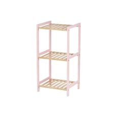 Badrumshyllor Berilo WR5503-3-468 Rosa Naturell 35 x 30 x 70 cm