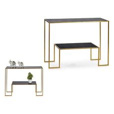 Mottagare Gift Decor BIG-S3605005 Svart Gyllene