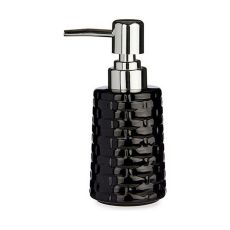 Tvåldispenser Keramik 150 ml Silvrig Metall Grå
