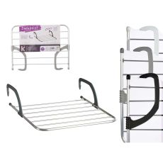 Torklina Kipit WR1013D Vit Silvrig Ljusgrå Mörkgrå Aluminium Plast 62,5 x 50 x 16,5 cm