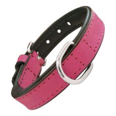 Hundhalsband Gloria Vadderad Fuchsia (30 x 1,5 cm)