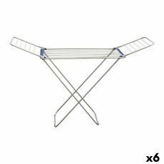 Klädhängare hopfällbar Confortime Aluminium Silvrig Blå 175 x 55 x 110 cm (6 antal)