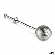 Infusionsfilter Quttin Rostfritt stål Silvrig Knapp (24 antal) (18,5 x 5 cm)