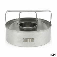 Bakform Quttin 7,5 x 7,5 x 5 cm Stål (24 antal)