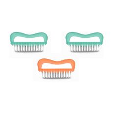 Borstsats Plast 8 cm (3 Delar) (3 antal)