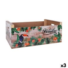 Bordsunderlägg Confortime Paradise Trä Tropiskt 58 x 39 x 21 cm (3 antal)