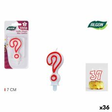 Set med levande ljus Algon Röd (36 antal)