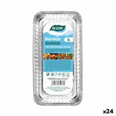 Uppsättning med Brickor Algon Rektangulär (24 antal)