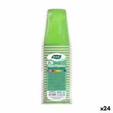 Set med återanvändbara glas Algon Grön 24 antal 250 ml (25 Delar)