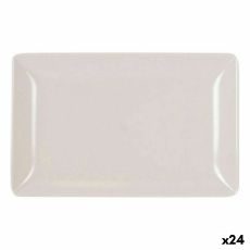Snacksbricka La Mediterránea Melamin Vit Glans 20 x 13 x 2 cm (24 antal)