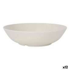 Salladsskål La Mediterránea Melamin Vit Glans 25 x 6,5 cm (12 antal)