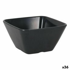 Snacksskål La Mediterránea Melamin Antracitgrå 10 x 10 x 5 cm (36 antal)