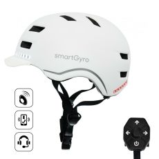Hjälm för elscooter Smartgyro SMART PRO Vit