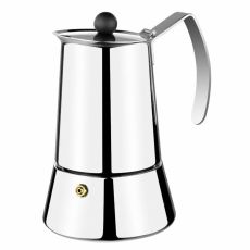 Italiensk Kaffepanna Monix M630004 Stål Silver 4 Csészék