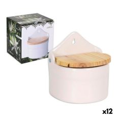 Saltkar med lock Azahar Trä 420 ml 11,7 x 10 x 13 cm (12 antal)