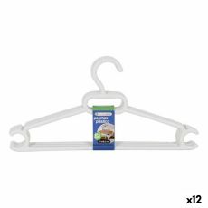 Hängare Ruth Dem Ruth Vit Plast 5 Delar 37 x 18,5 x 3 cm (12 antal)