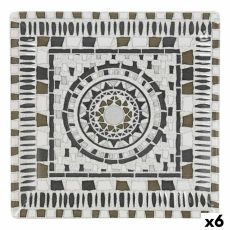 Platt skål La Mediterránea Barroc Porslin 24 x 24 x 2 cm (6 antal) (24 x 24 x 2 cm)
