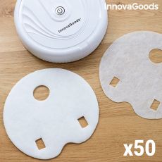 Utbytbara moppar för rengöringsrobotar InnovaGoods Förpackning med 50 masker