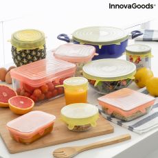Set med 10 återanvändbara och justerbara lock till köket Lilyd InnovaGoods