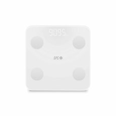 Digital Badrumsvåg SPC ATENEA FIT 3 Vit Härdat glas 180 kg 150 kg 1,5 Kg