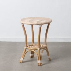 Sidobord 50 x 50 x 67 cm Naturell Beige Rattan