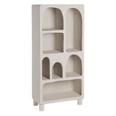 Bokhylla WILMA Vit Trä MDF 80 x 38 x 170 cm