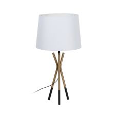 Bordslampa Vit Svart Gyllene Järn 40 W 33 x 33 x 63,5 cm